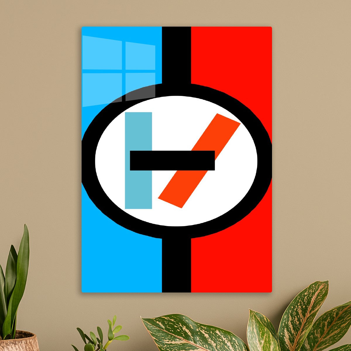 Split Color Band Twenty One Pilots