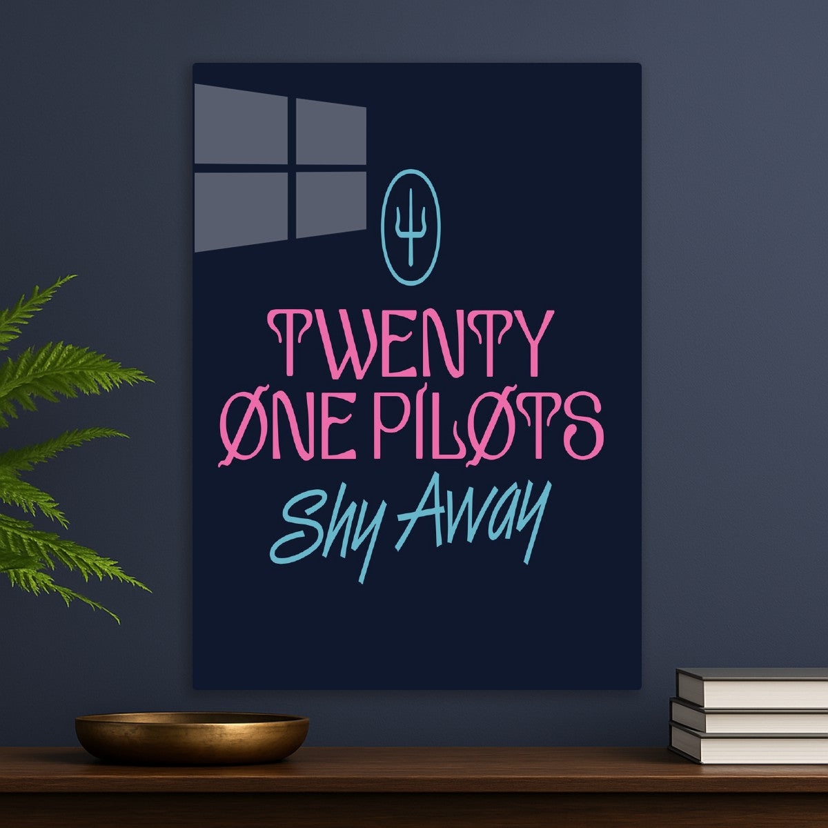 Shy Away Typography, Twenty One Pilots