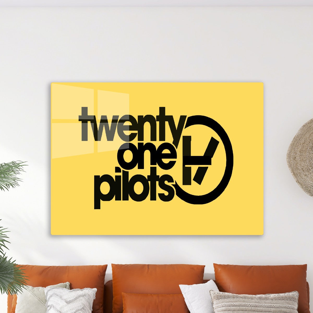 Twenty One Pilots Art Yellow and Black