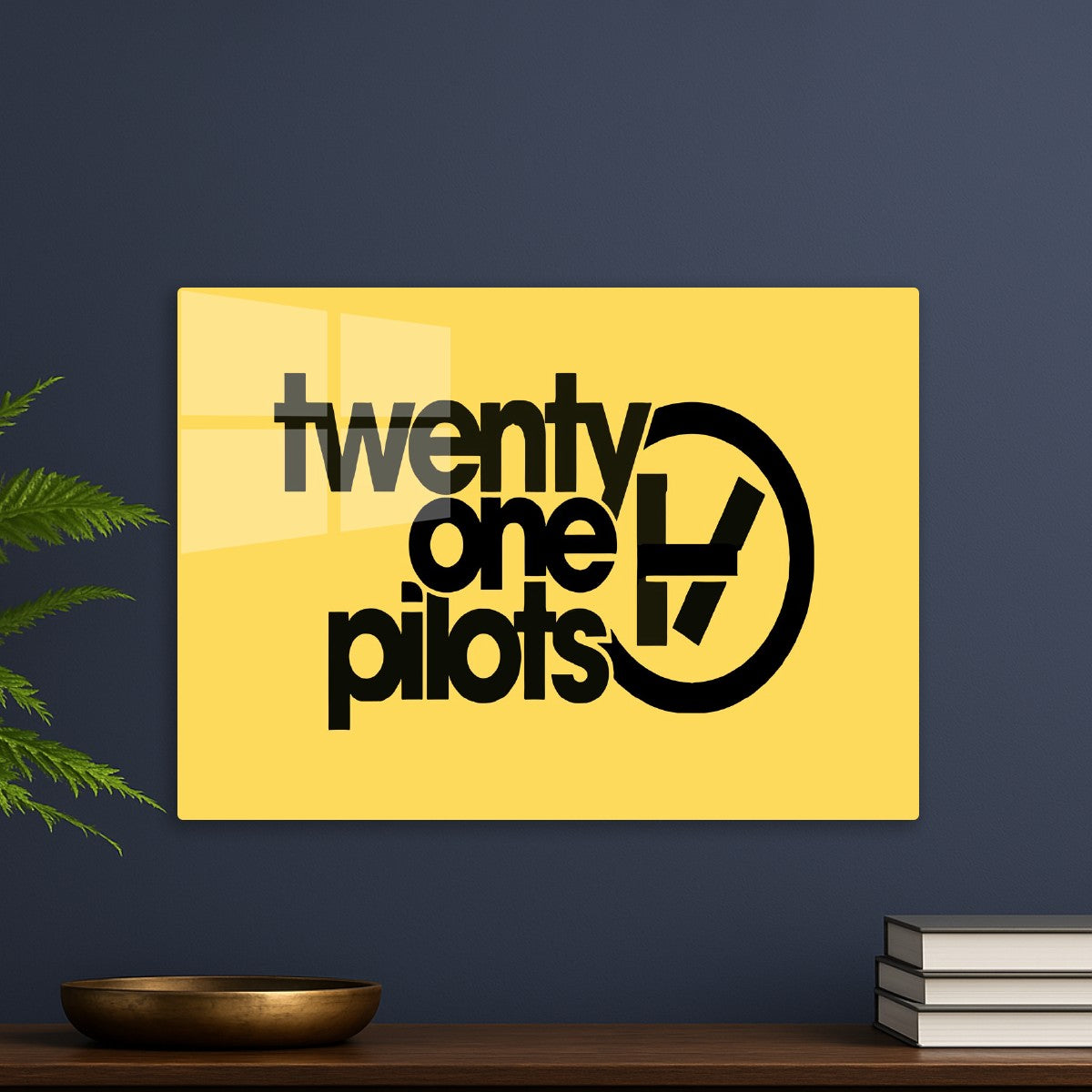 Twenty One Pilots Art Yellow and Black