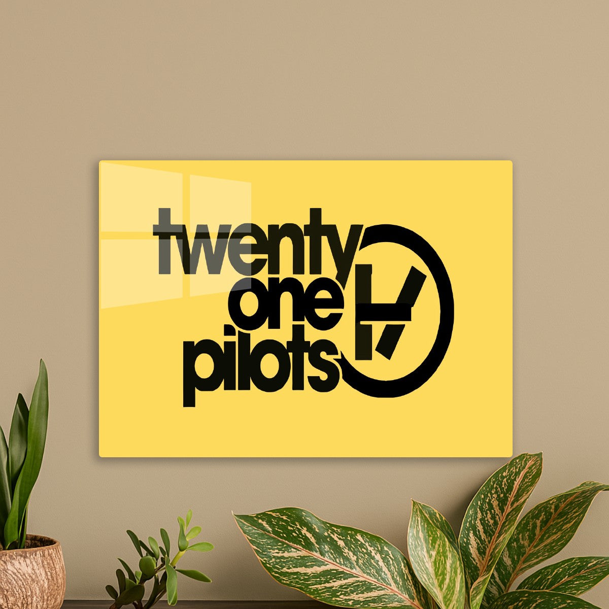 Twenty One Pilots Art Yellow and Black