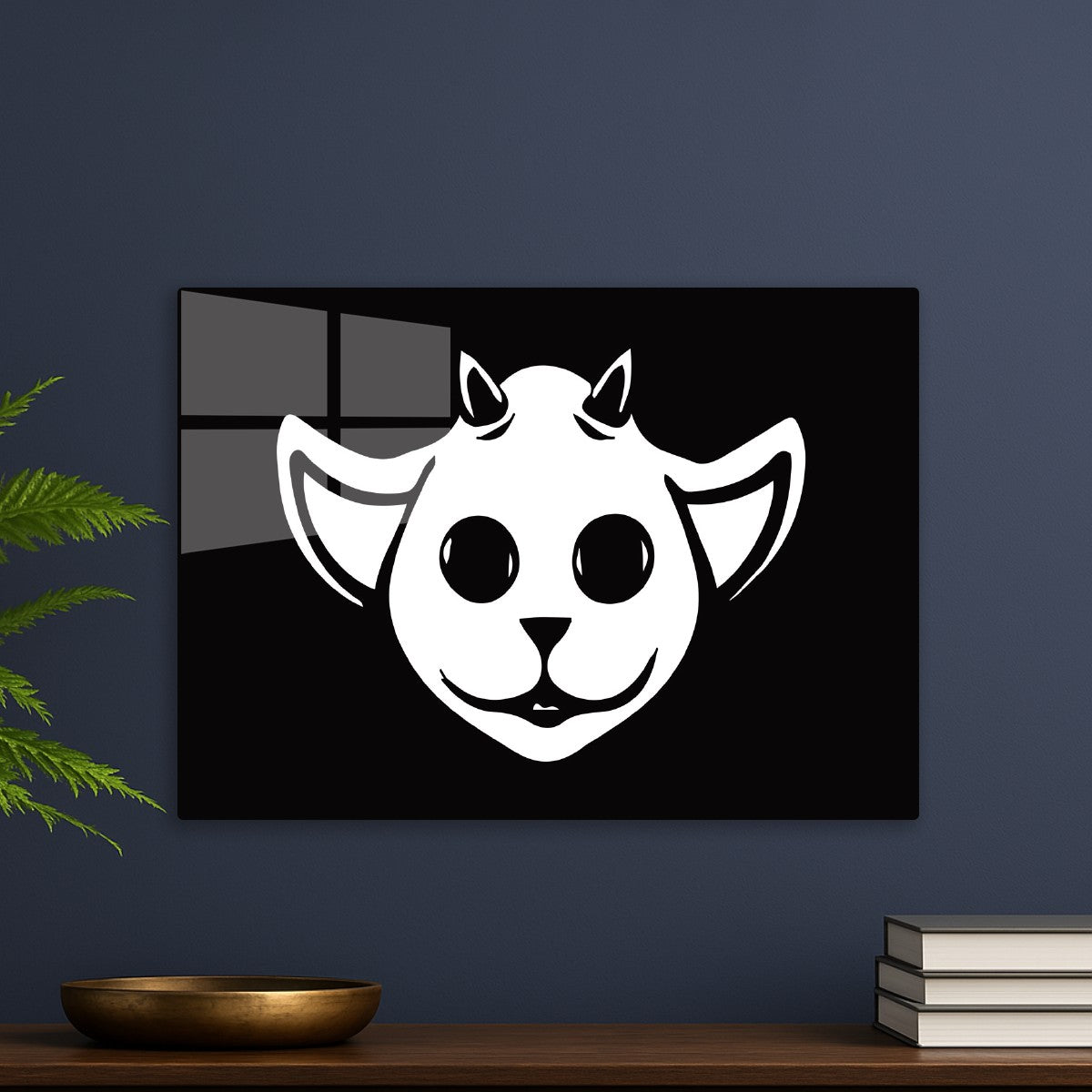Ned Face Minimalist Mascot Art, Twenty One Pilots