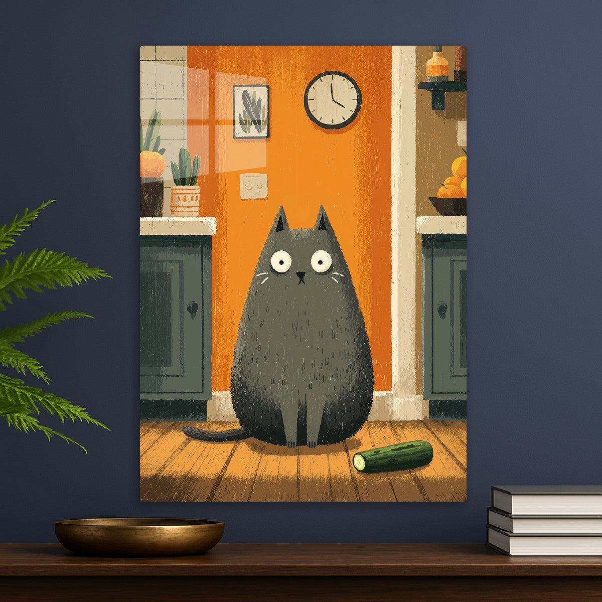 Chonk Meets the Cucumber