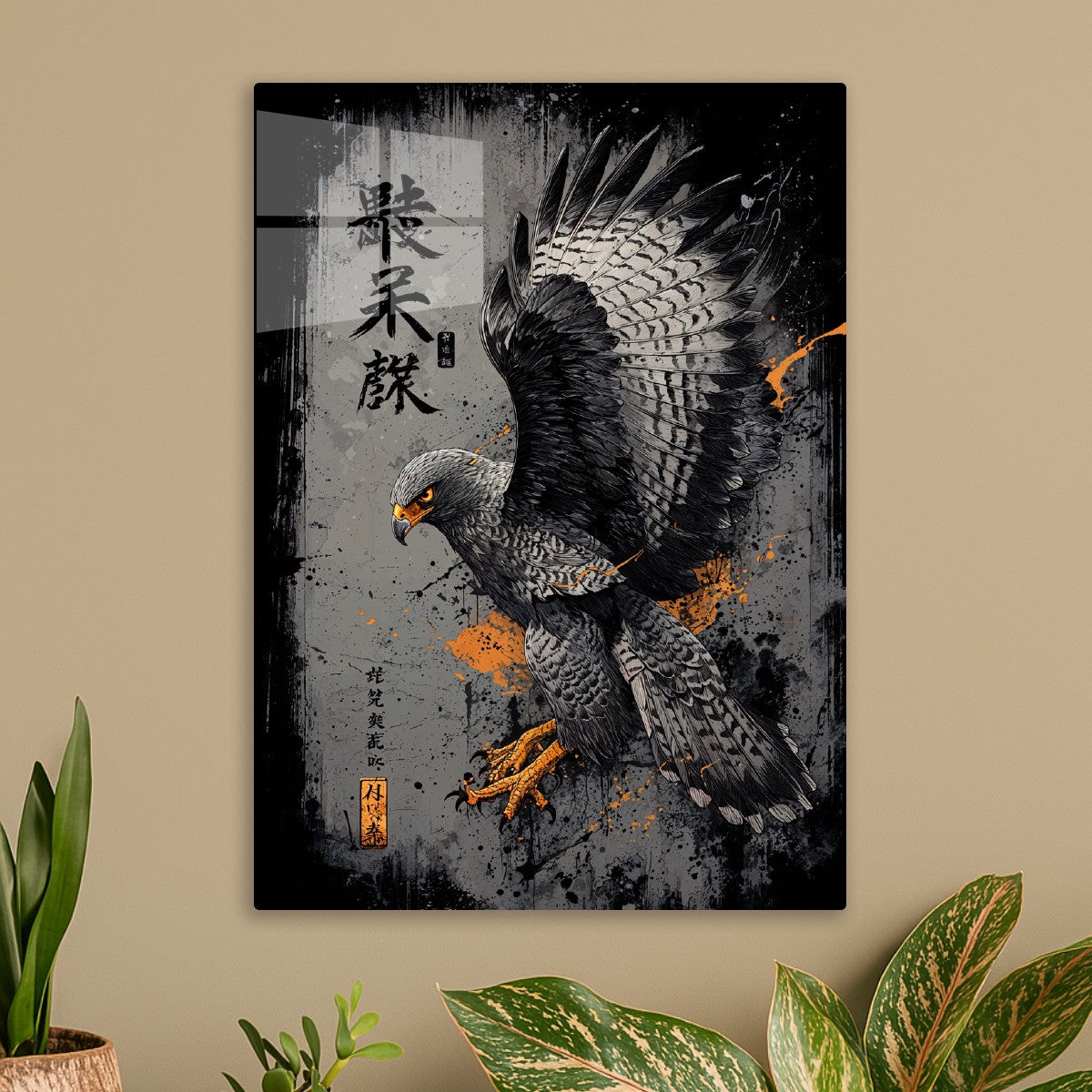 Japanese Hawk Art