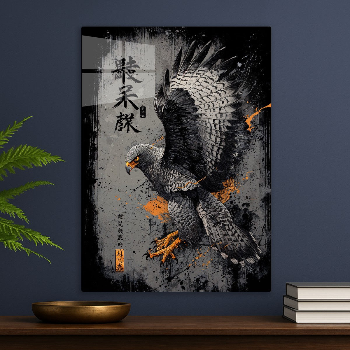 Japanese Hawk Art