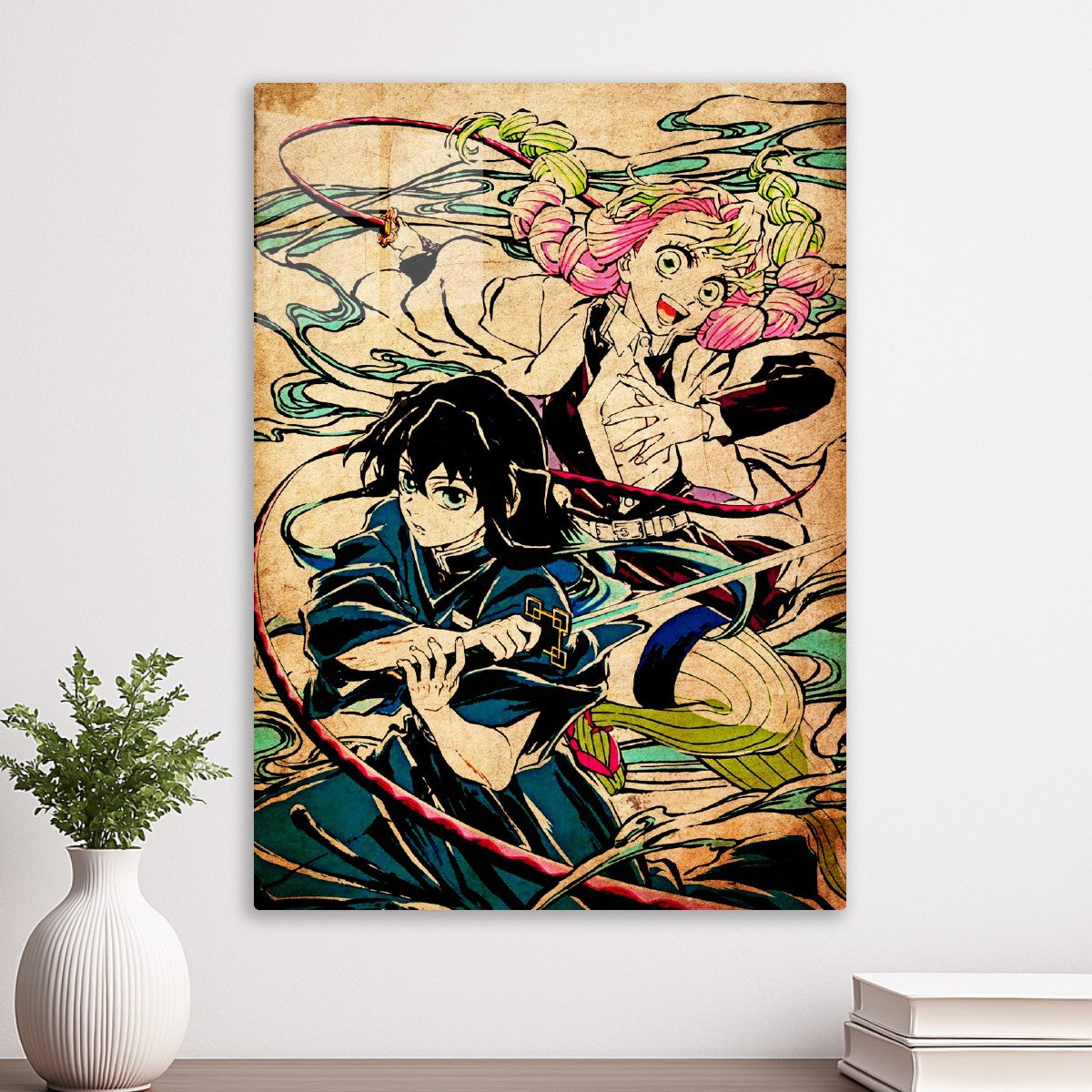 Muichiro Tokito and Mitsuri Kanroji, Demon Slayer Kimetsu no Yaiba