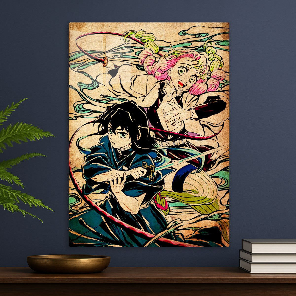 Muichiro Tokito and Mitsuri Kanroji, Demon Slayer Kimetsu no Yaiba