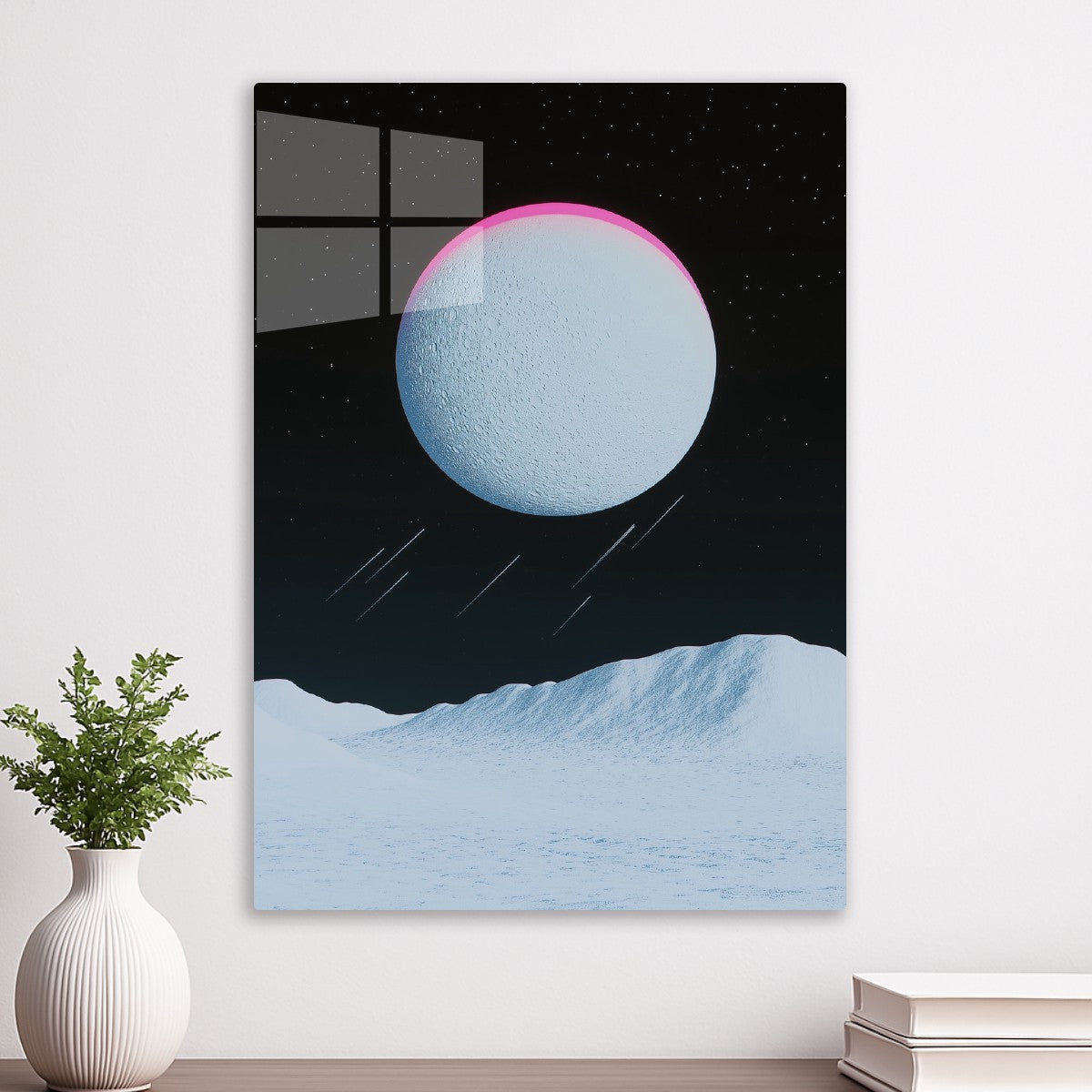 Neon Moon Over Ice