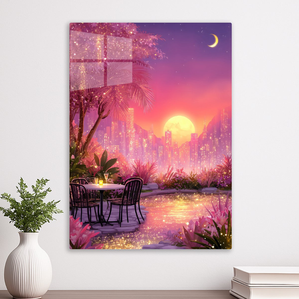 Enchanted Cityscape at Dusk