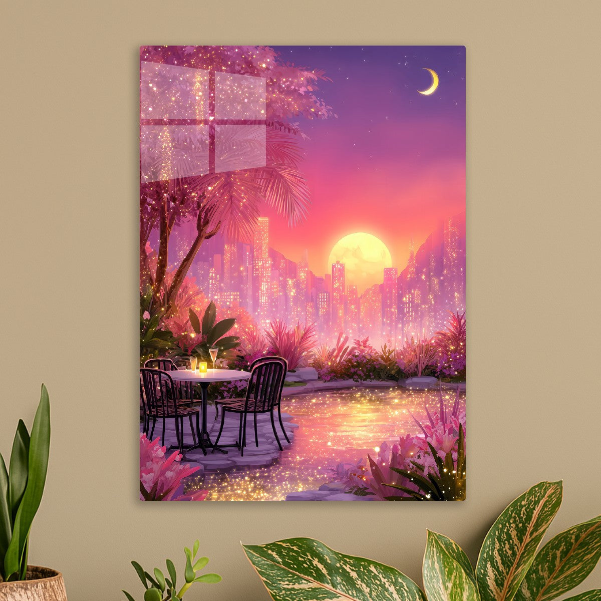 Enchanted Cityscape at Dusk