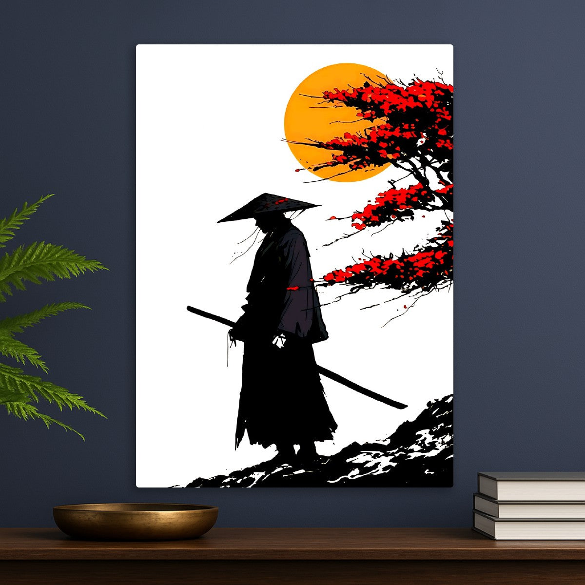 Samurai moon the sakura