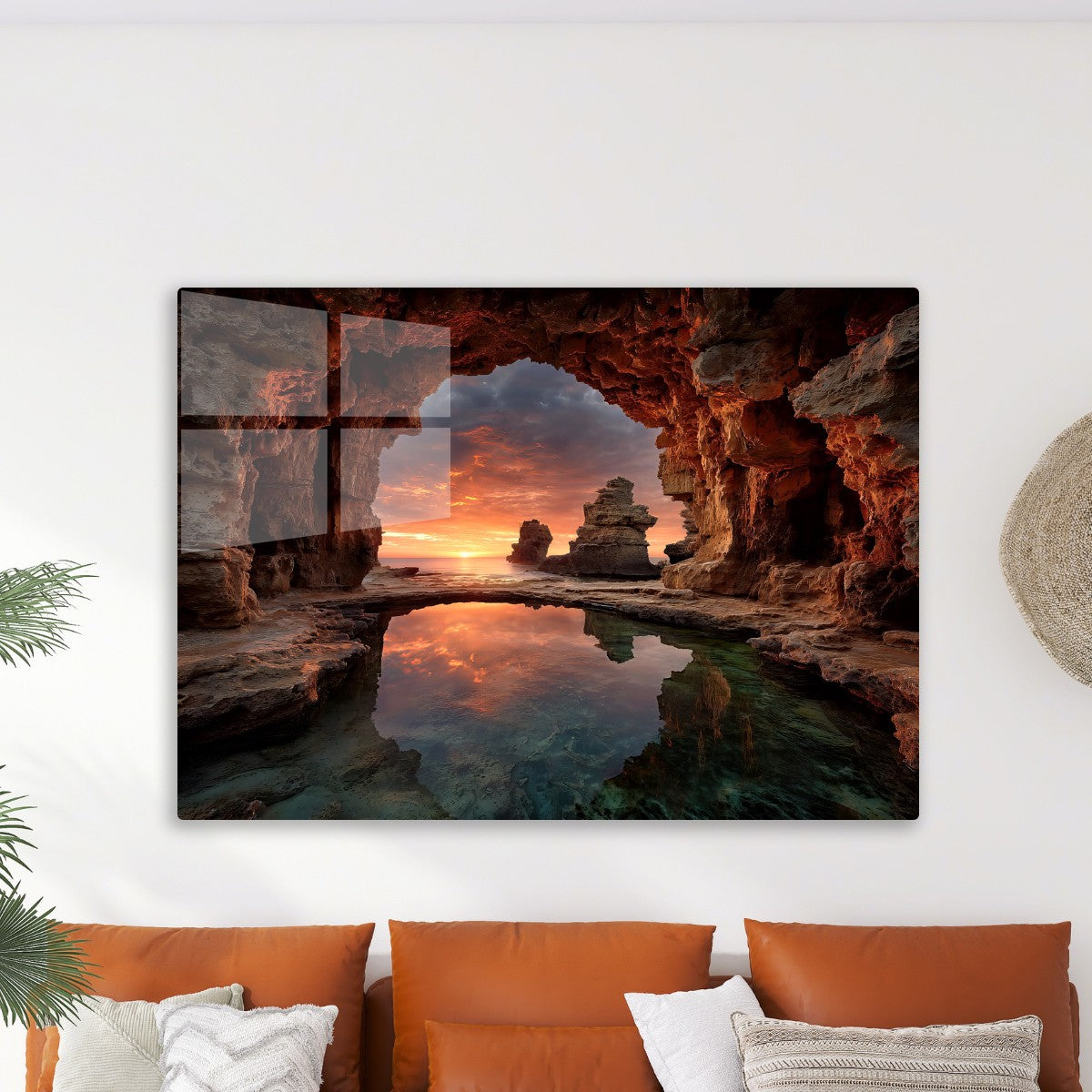 Ocean Cave With Calm Waters