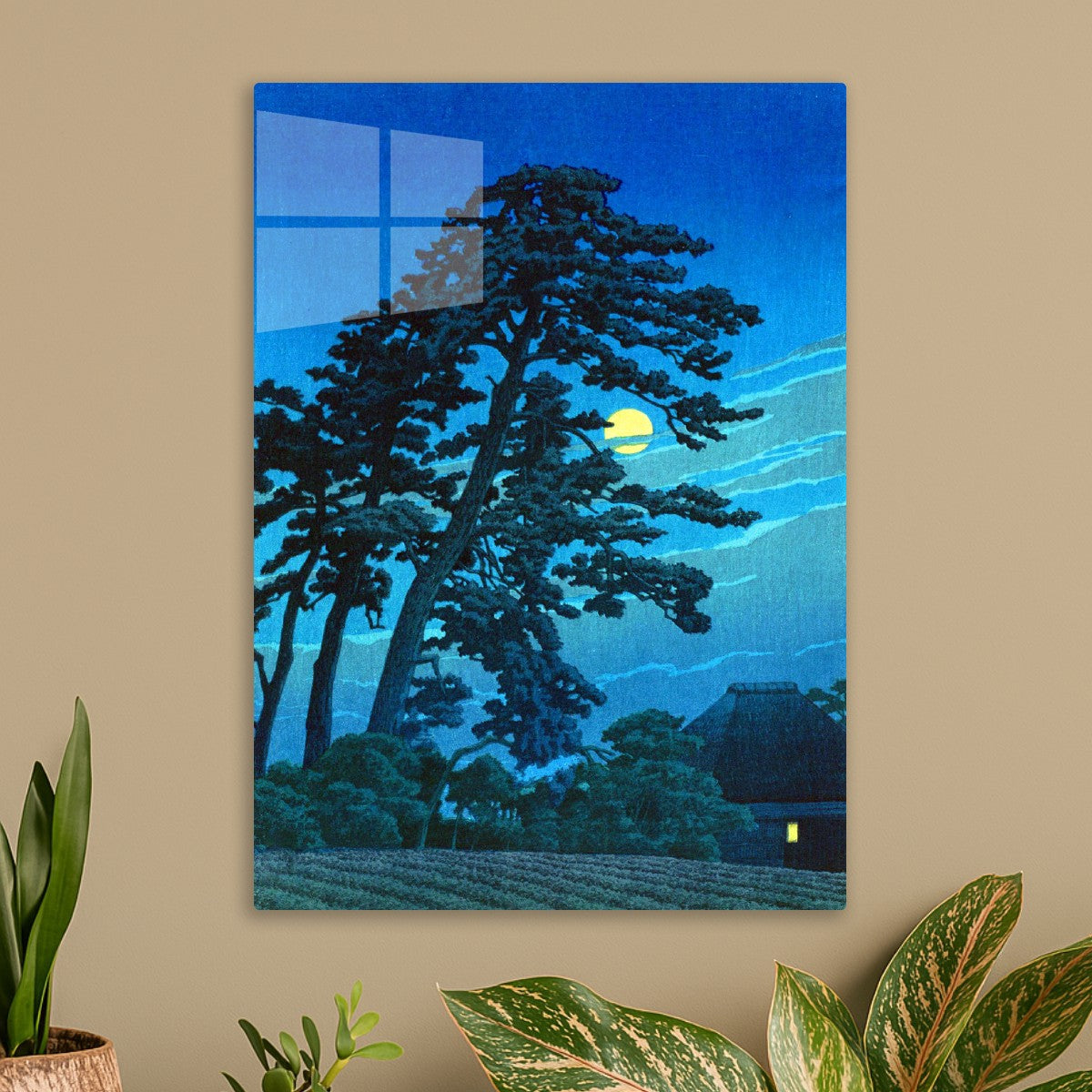 Full Moon at Magome Japan