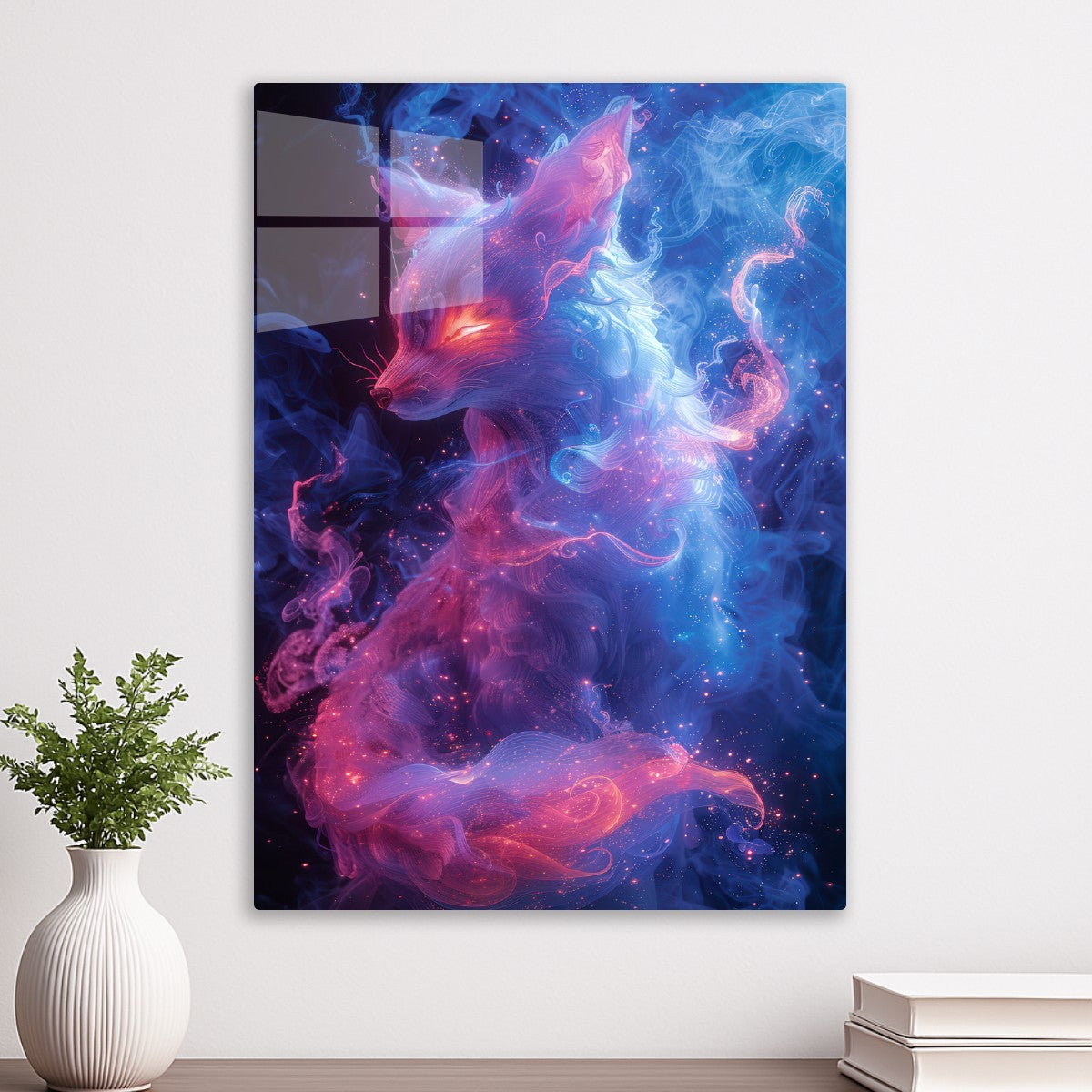 Neon Fox Kitsune Japanese