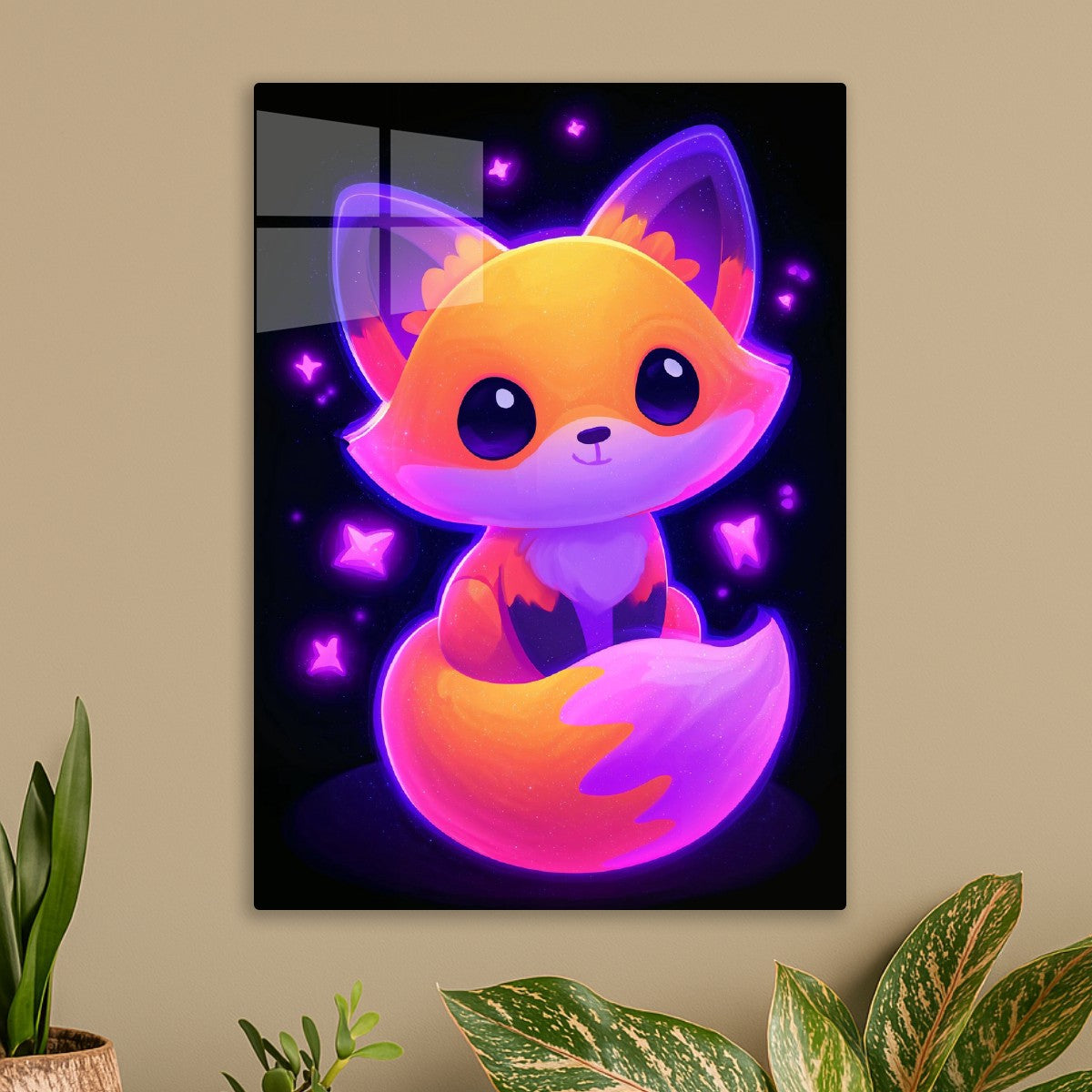 Neon Kawaii Fox