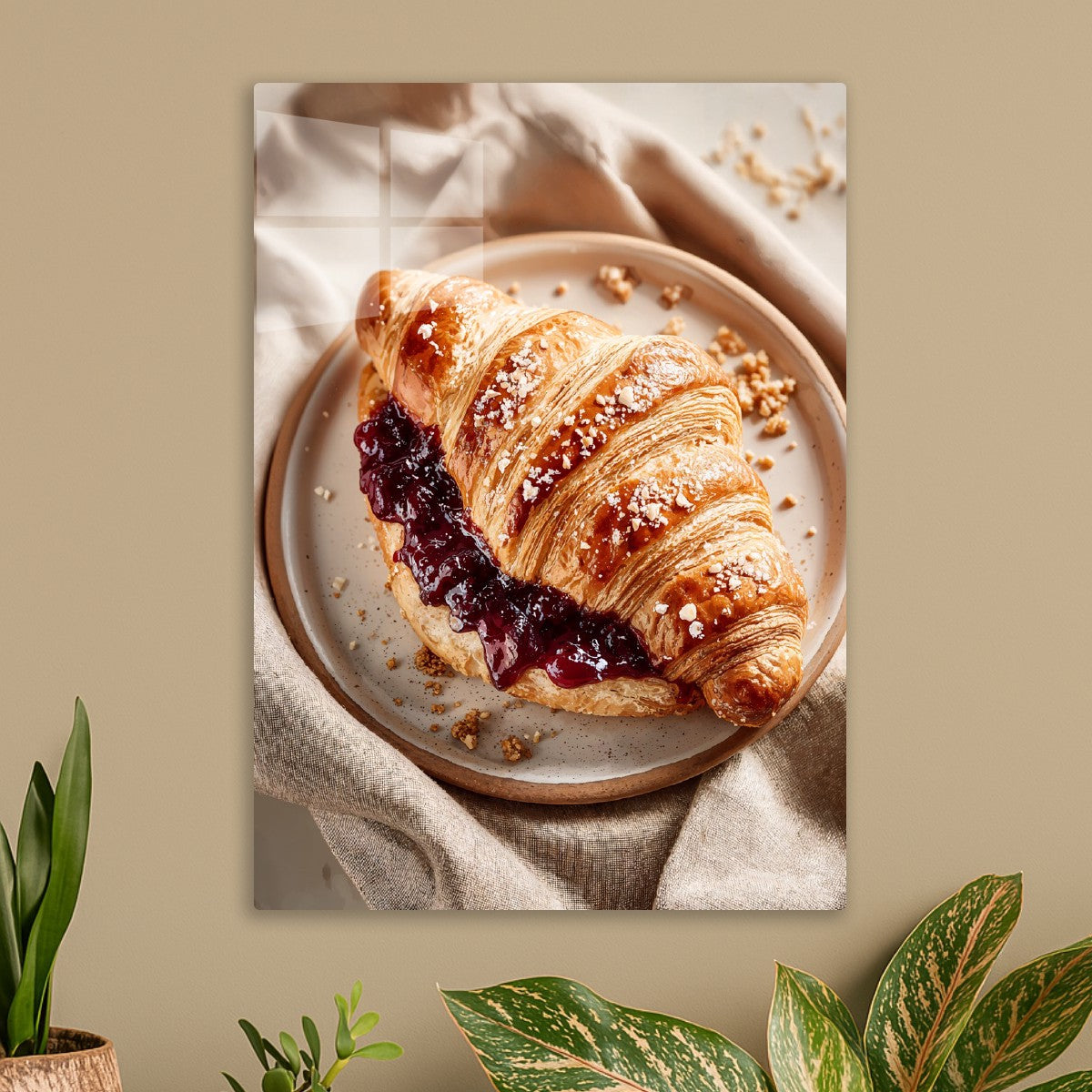  Croissant with Berry Jam