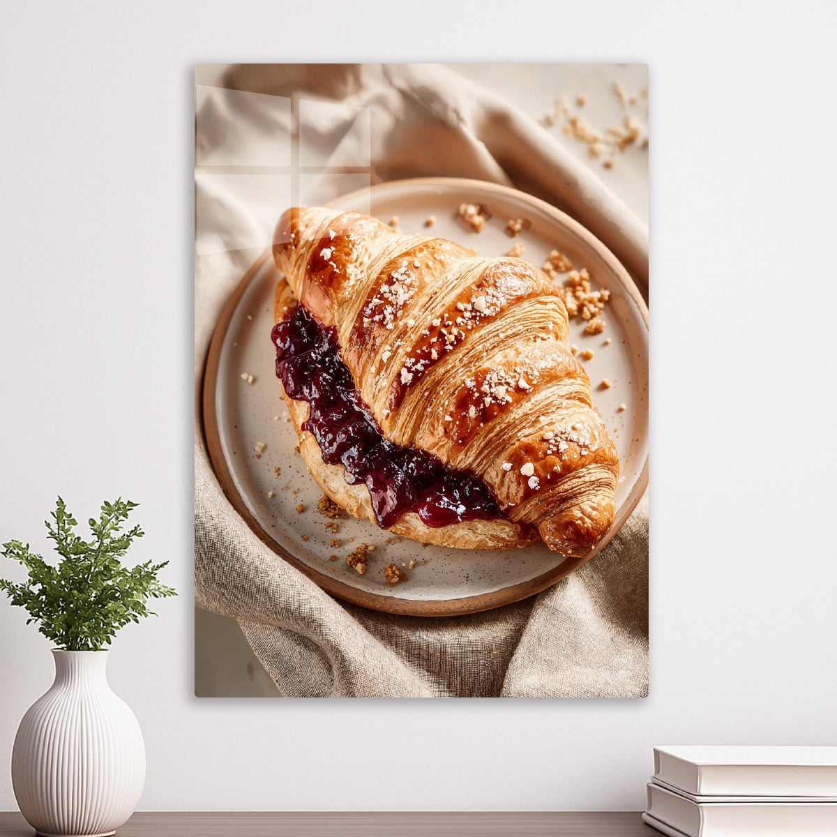  Croissant with Berry Jam