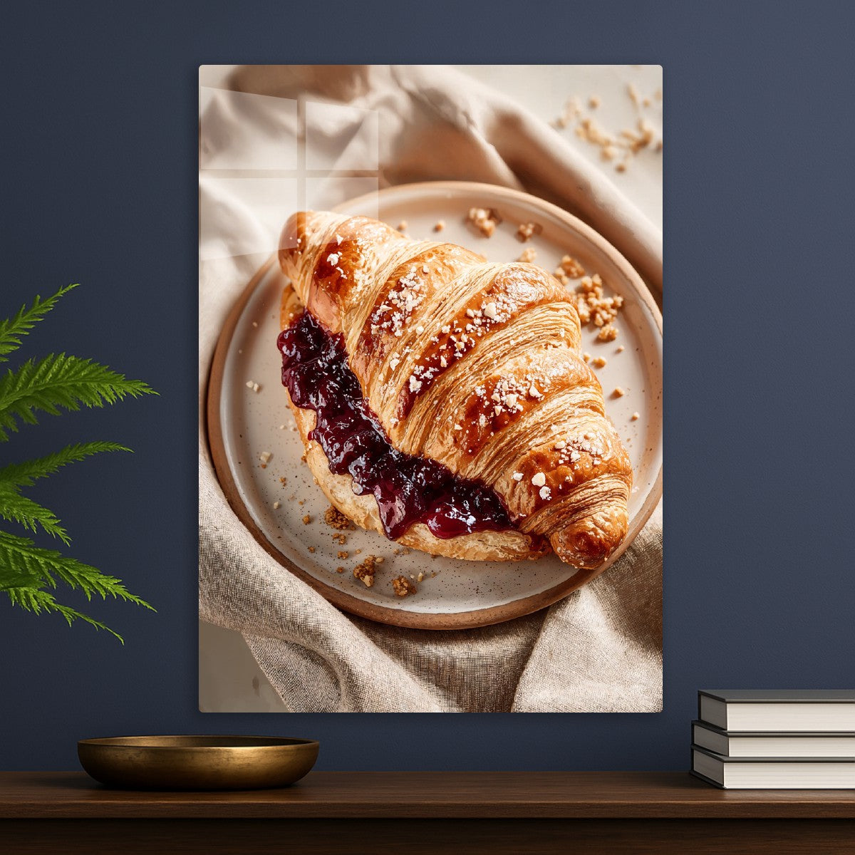  Croissant with Berry Jam