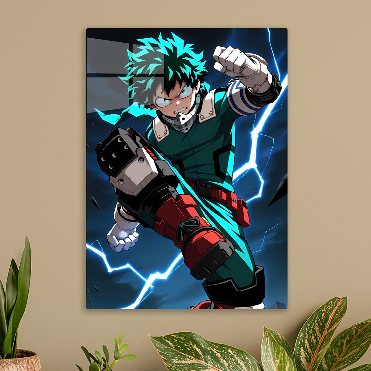 Izuku Midoriya Lightning Power, My Hero Academia