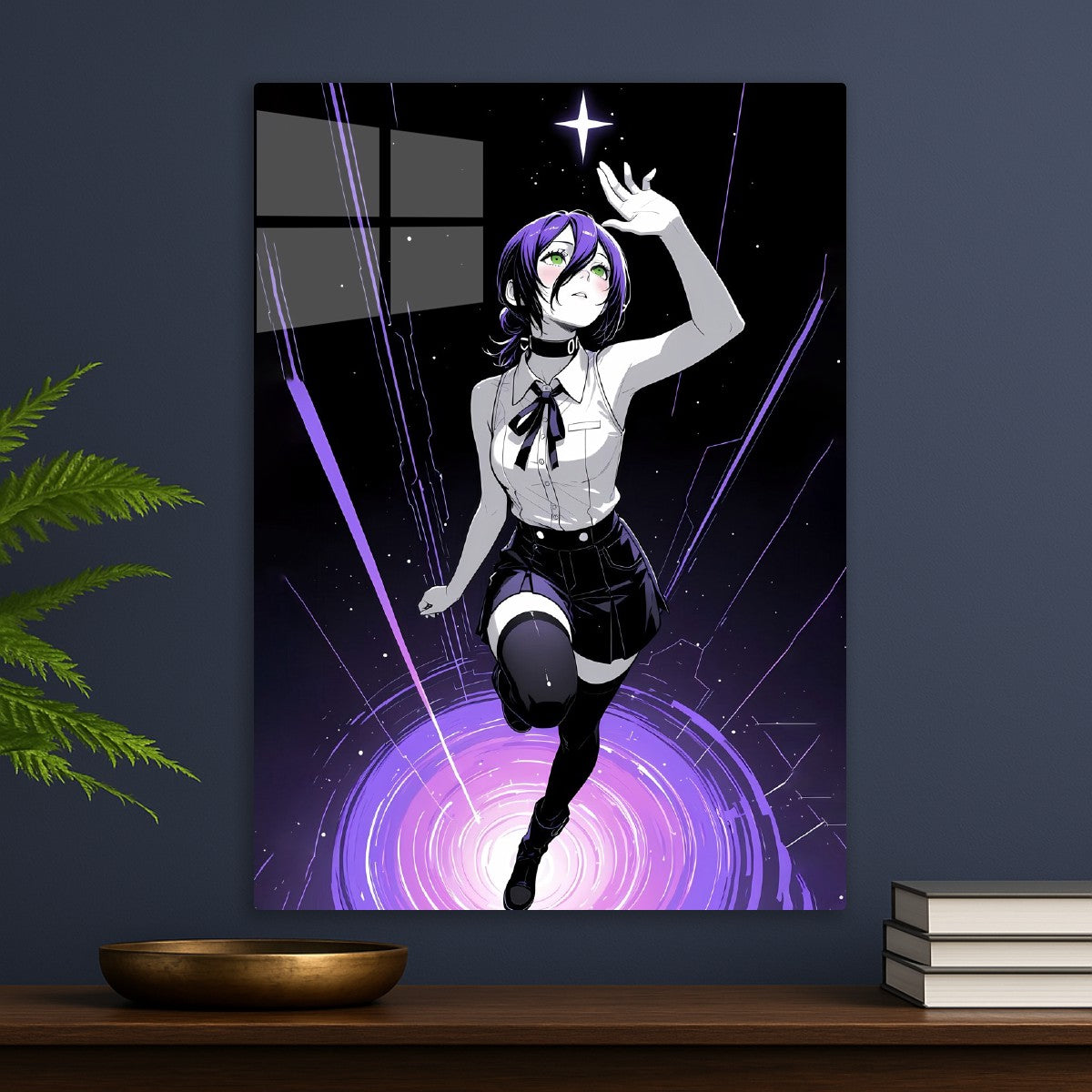 Reze Neon Glow Style, Chainsaw Man