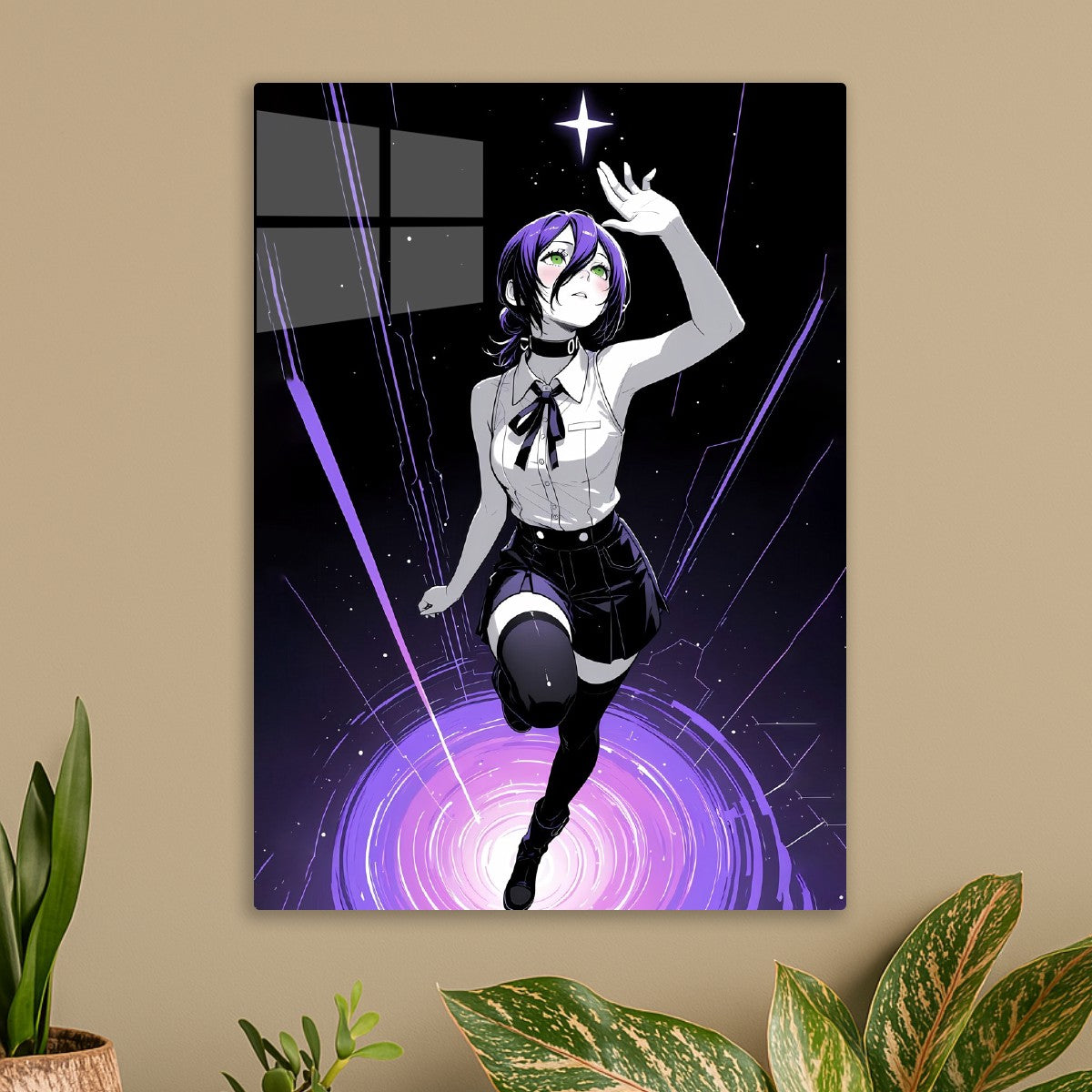 Reze Neon Glow Style, Chainsaw Man