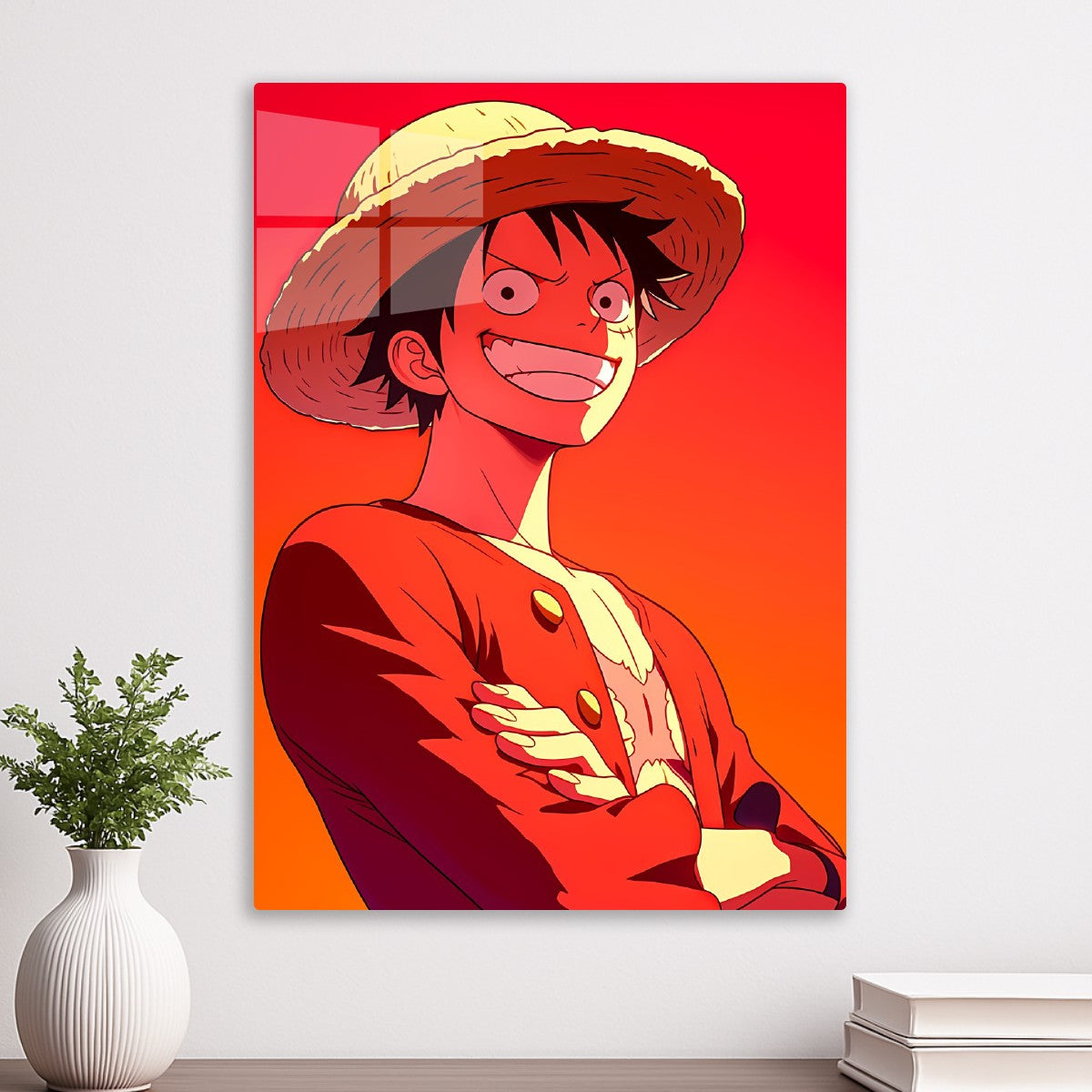 Luffy Confident Expression, One Piece