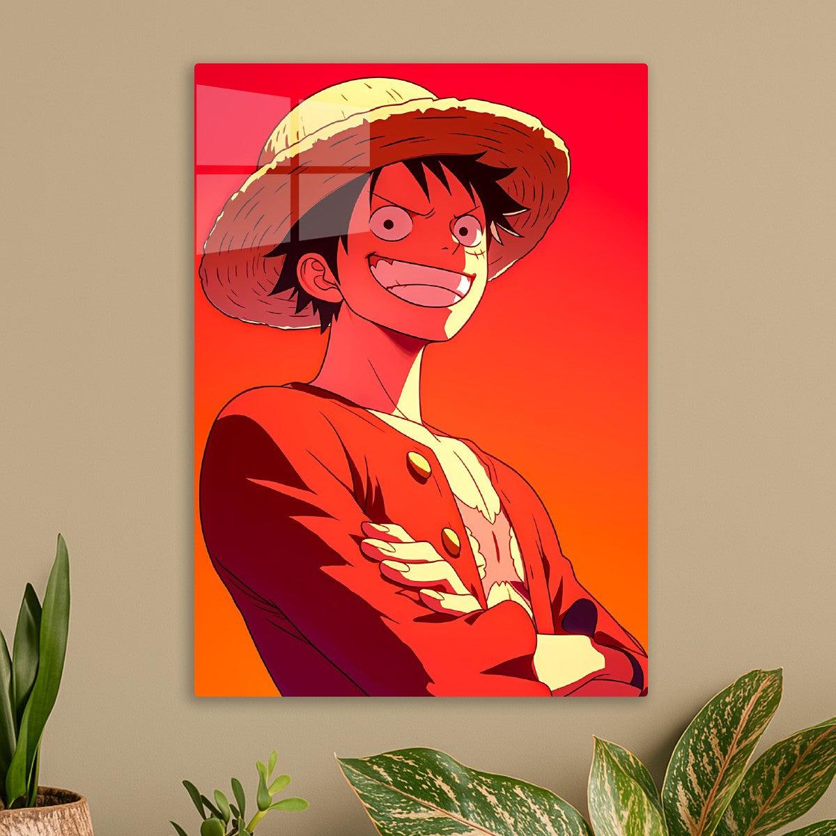 Luffy Confident Expression, One Piece