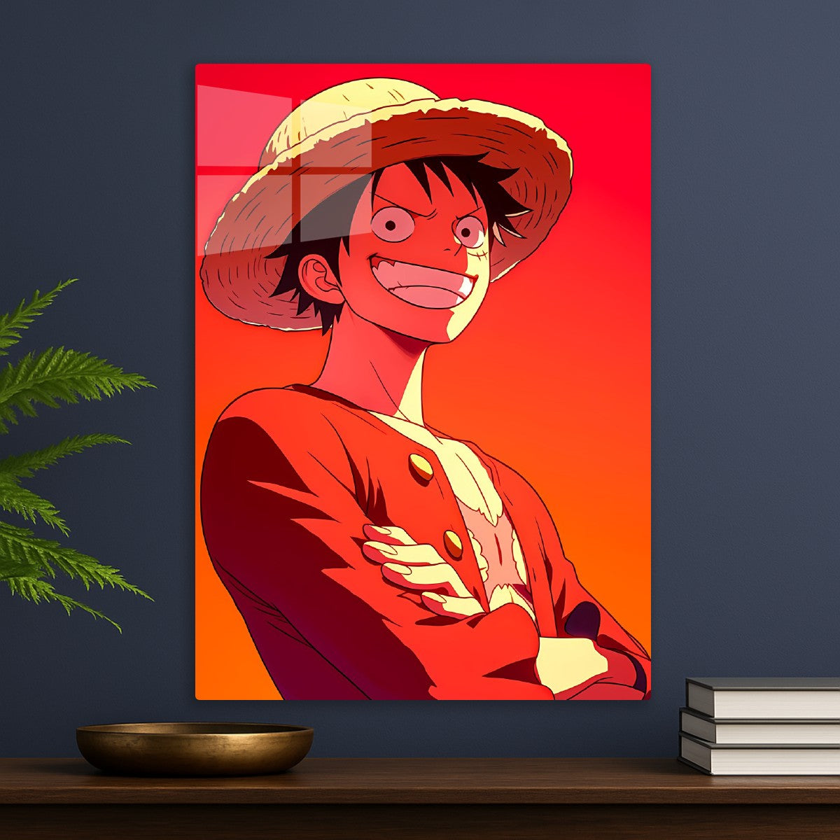 Luffy Confident Expression, One Piece
