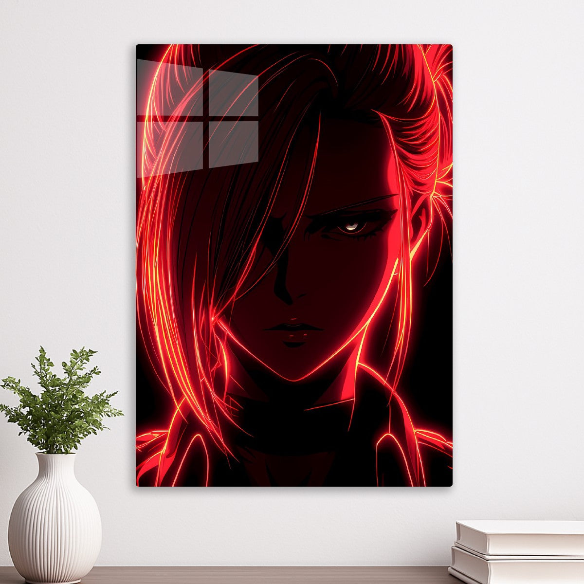 Annie Leonhart Neon Portrait, Attack on titan