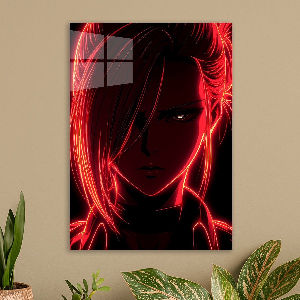 Annie Leonhart Neon Portrait, Attack on titan