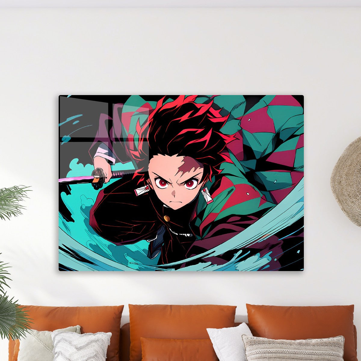 Tanjiro Kamado Water Breathing Slash, Demon Slayer