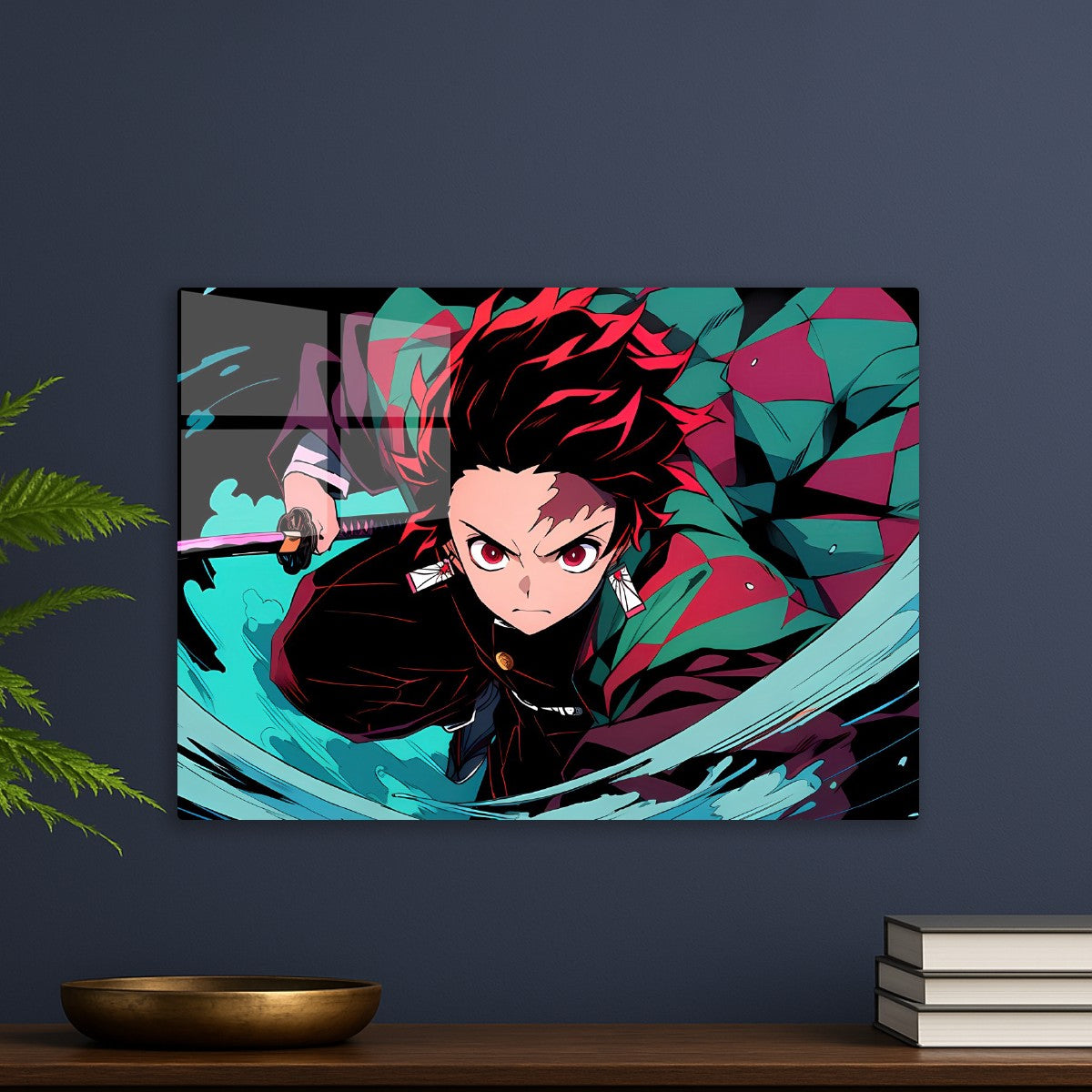 Tanjiro Kamado Water Breathing Slash, Demon Slayer