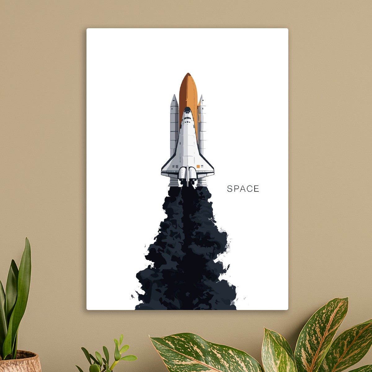 Space rocket Minimalist