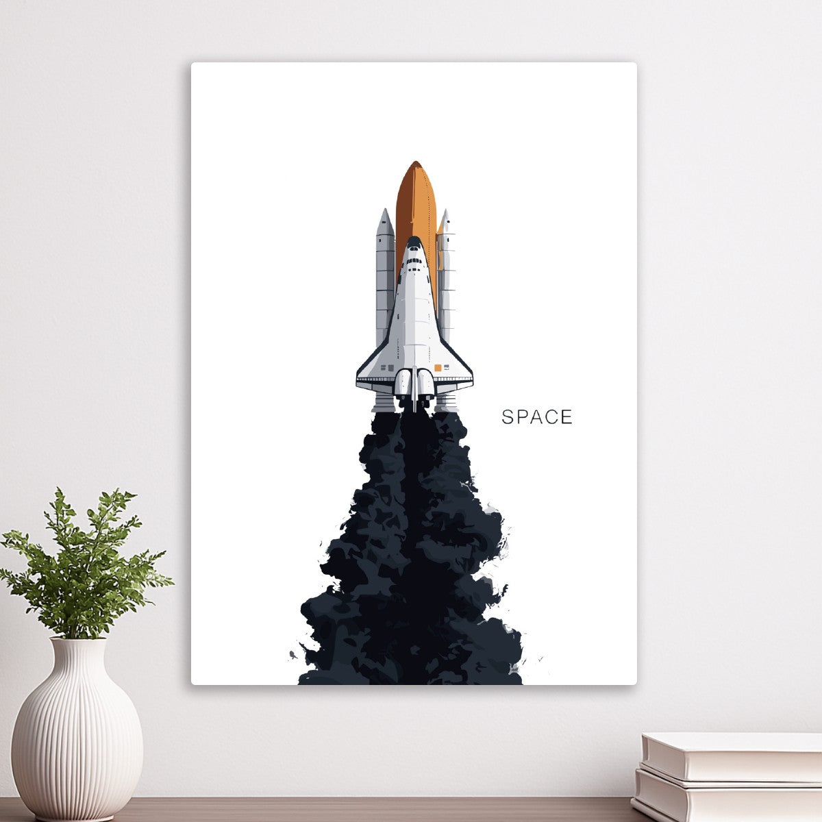 Space rocket Minimalist