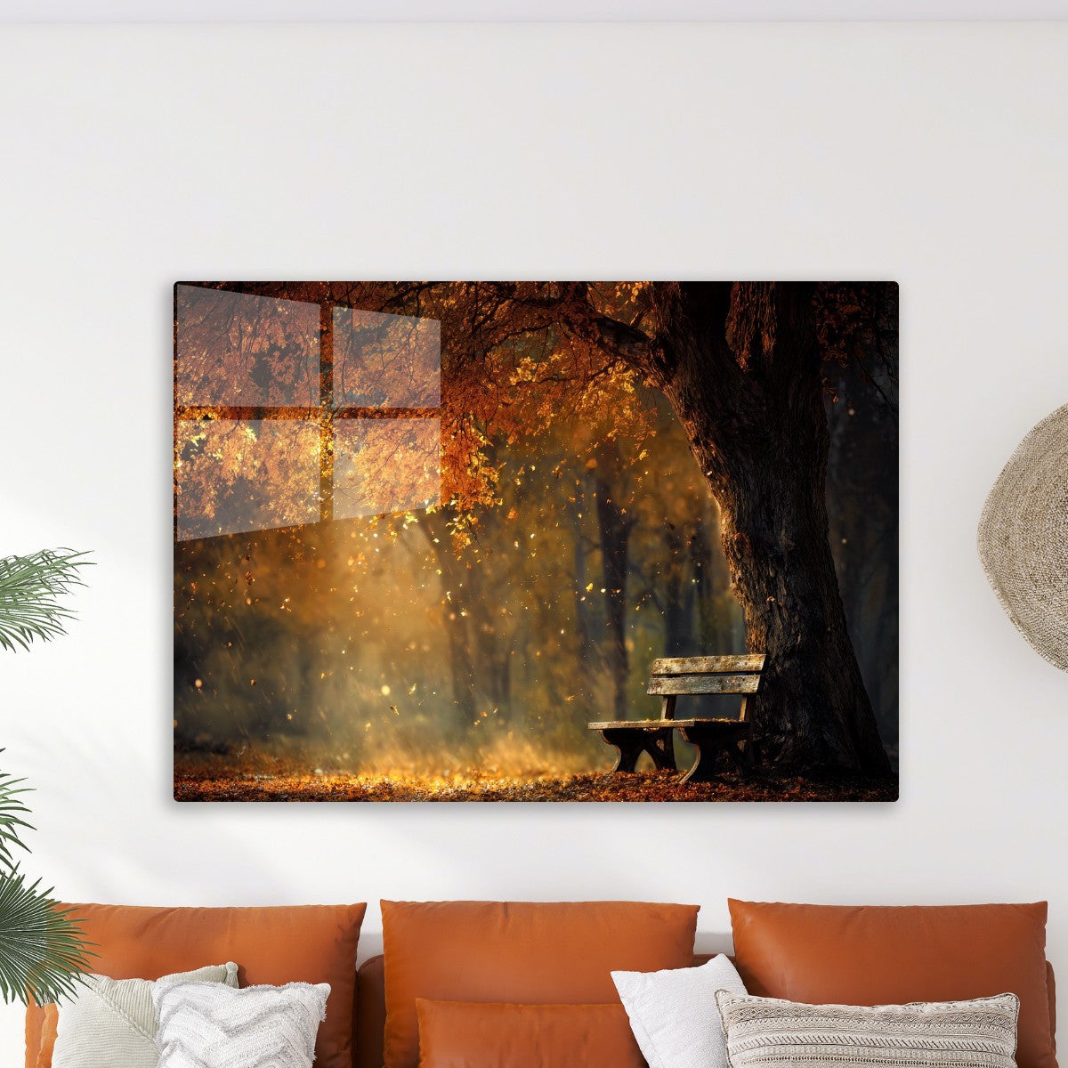 Park Bench in Autumn