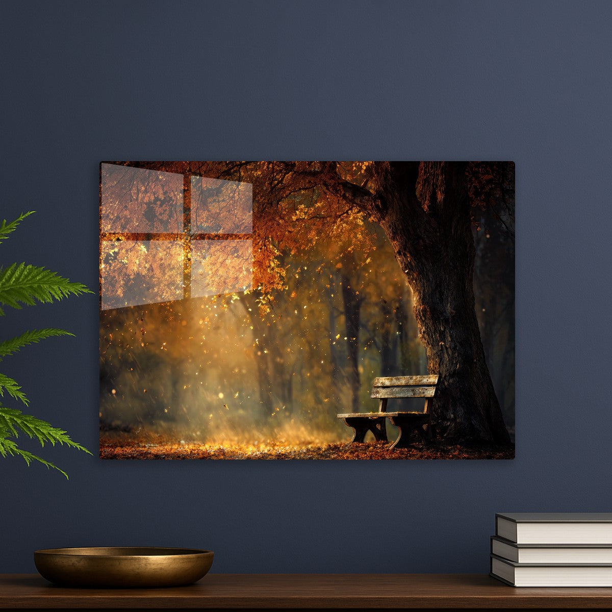 Park Bench in Autumn