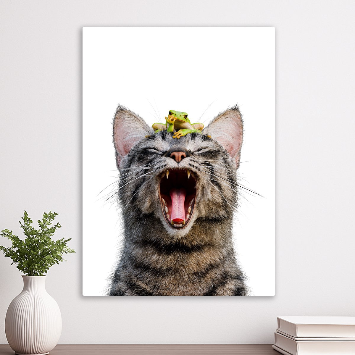 Cat & Frog Portrait