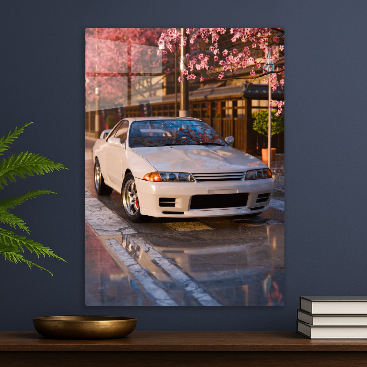 R32 Skyline Under the Sakura