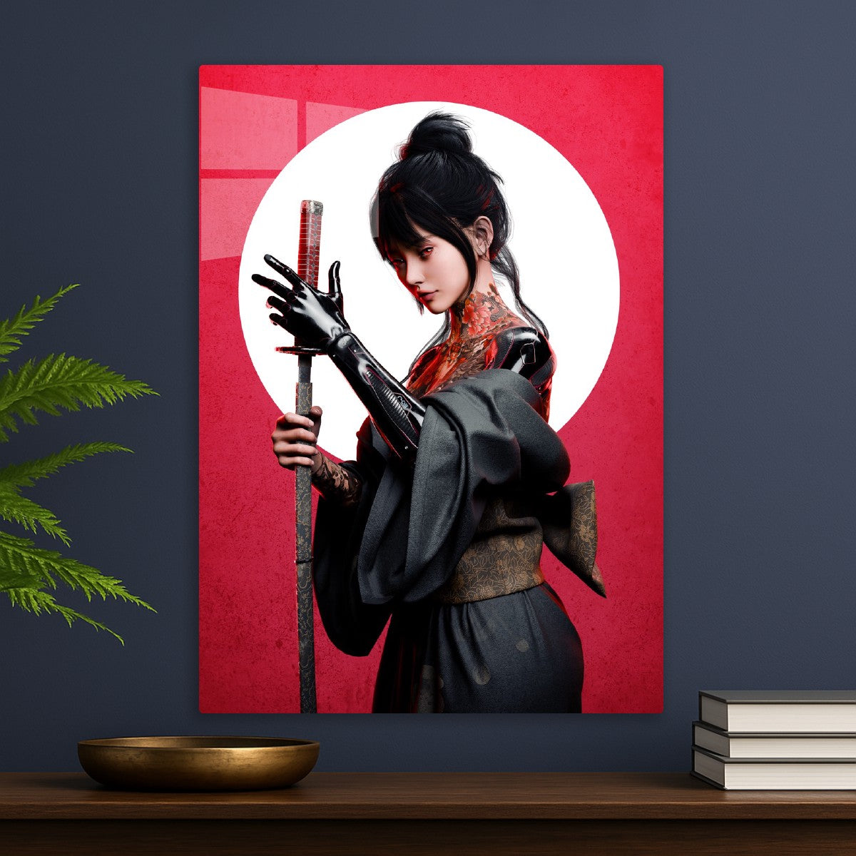 Samurai Cyborg with Katana