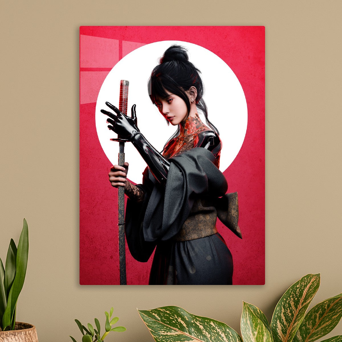 Samurai Cyborg with Katana