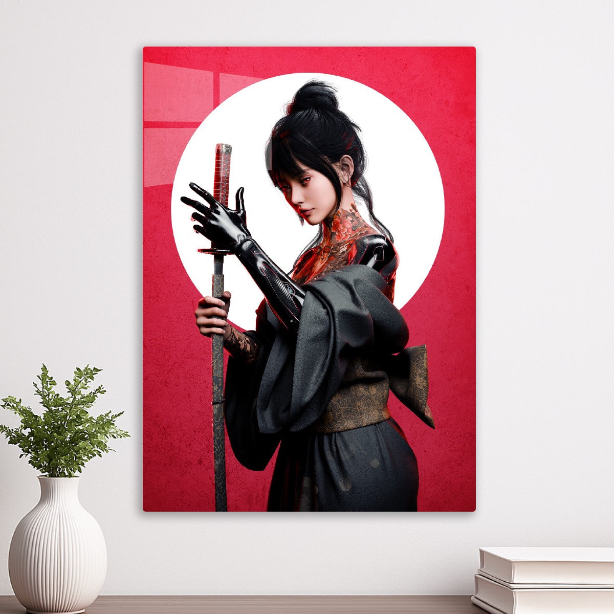 Samurai Cyborg with Katana