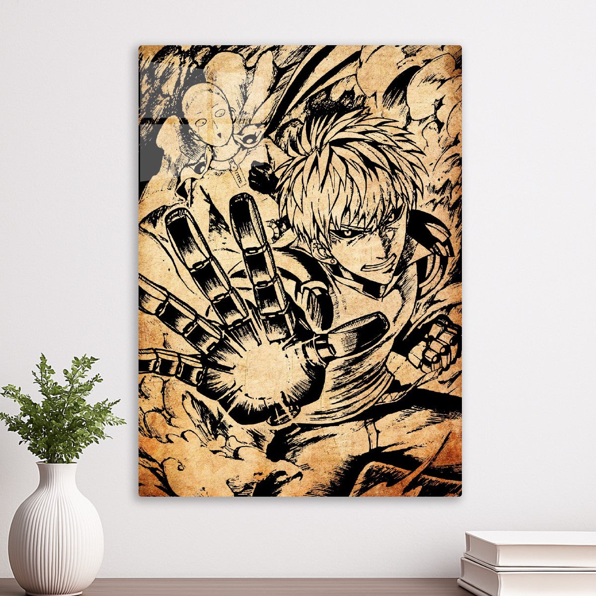 Genos and saitama, One Punch Man