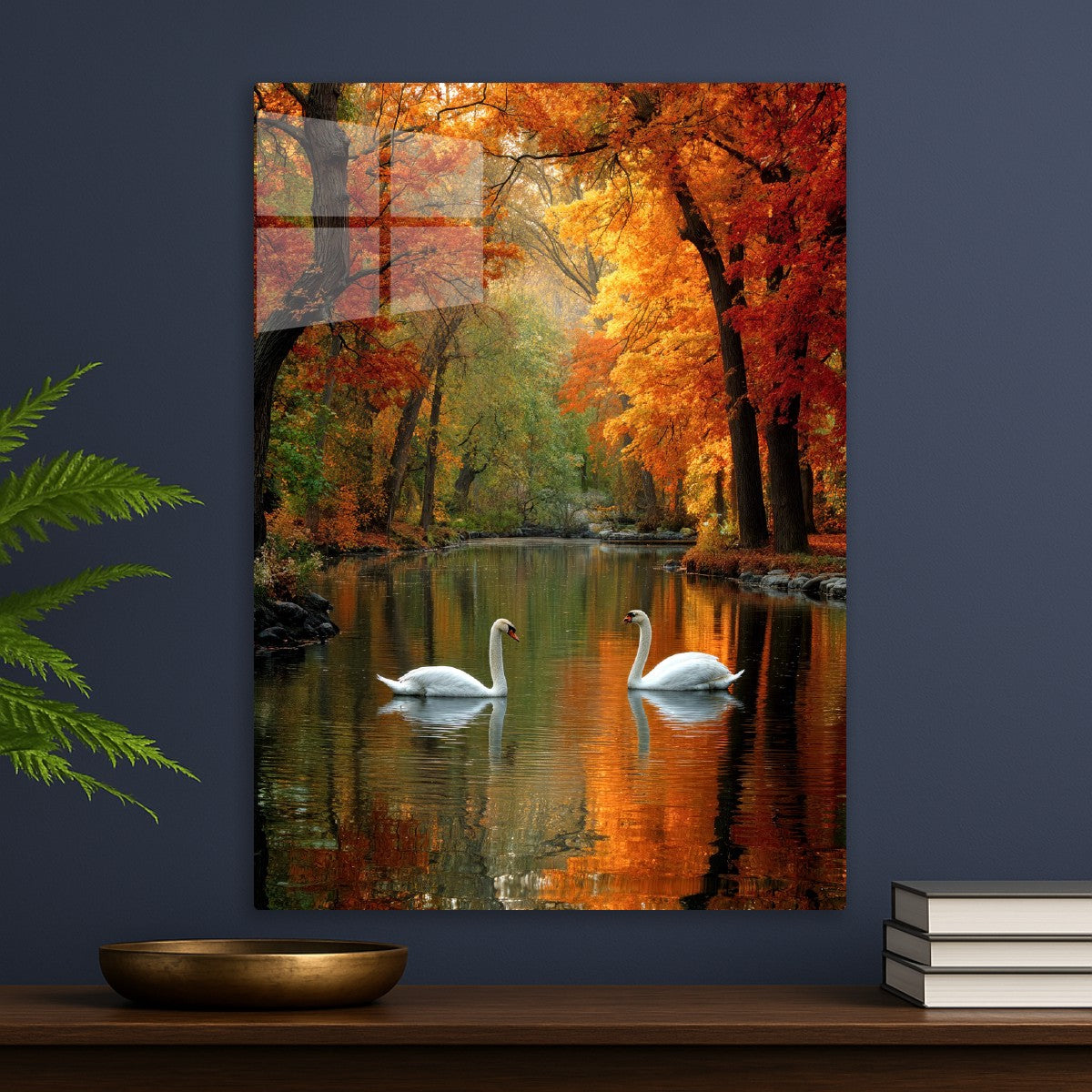 Swans in Autumn