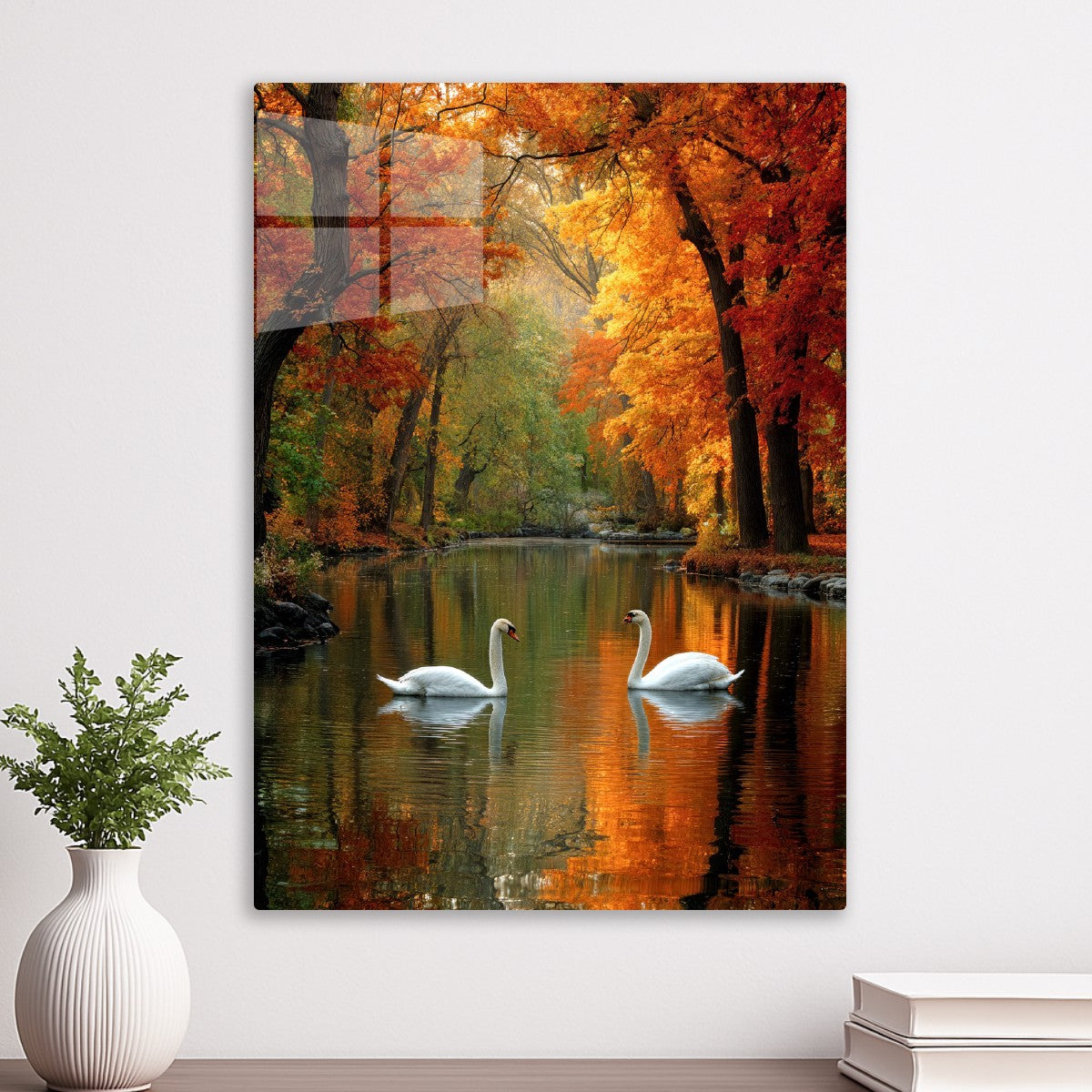 Swans in Autumn