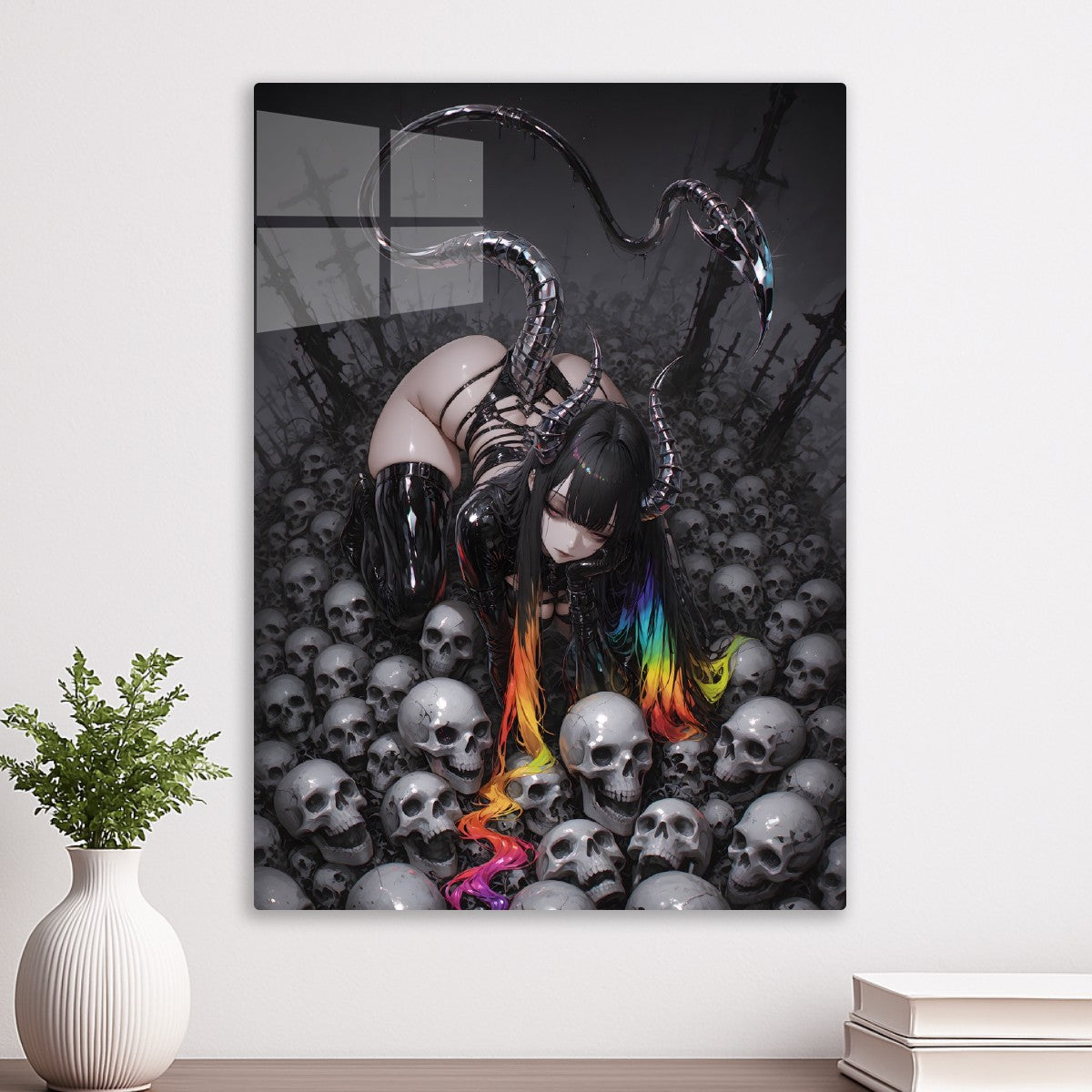 Rainbow Among Skulls