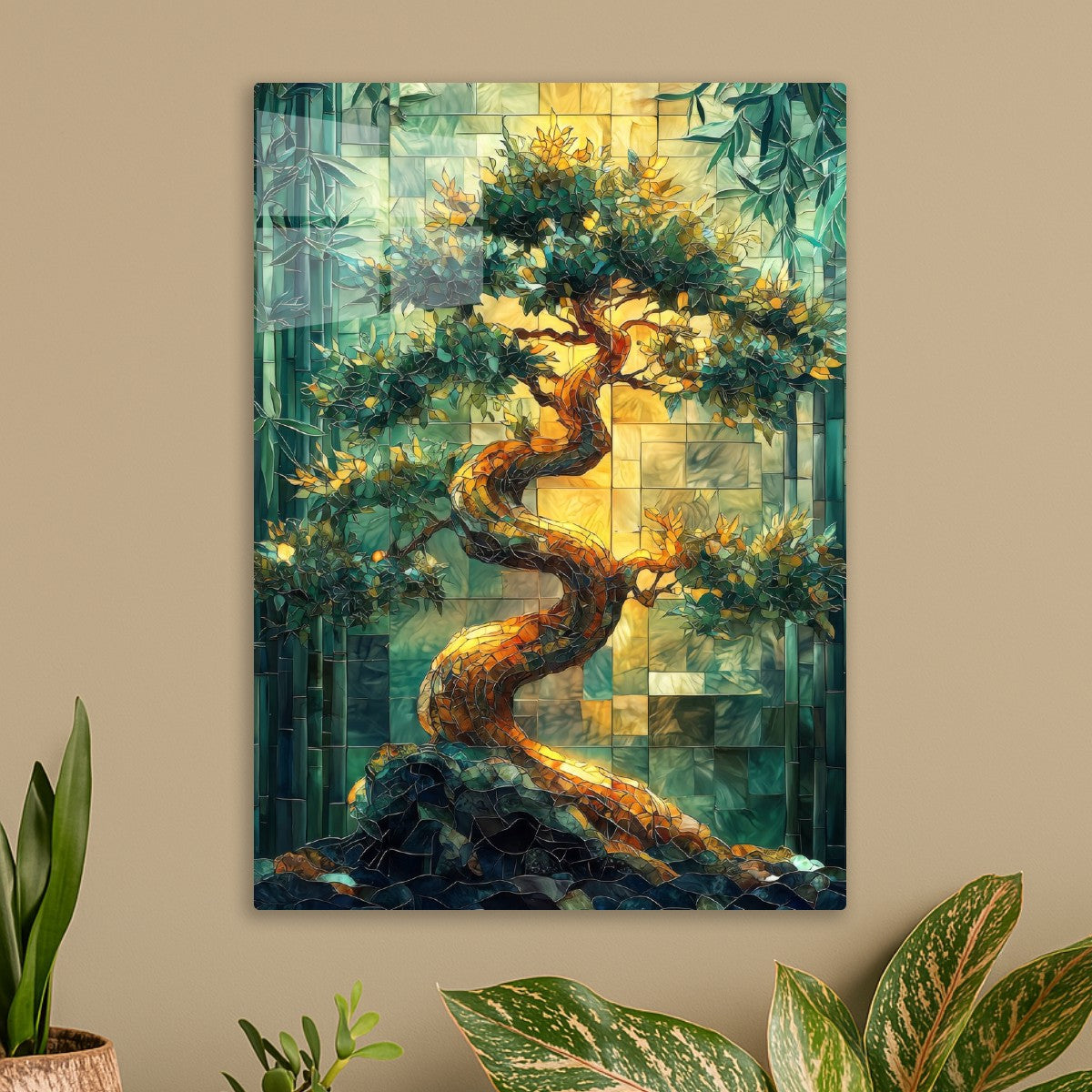 The Bamboo Bonsai Mosaic