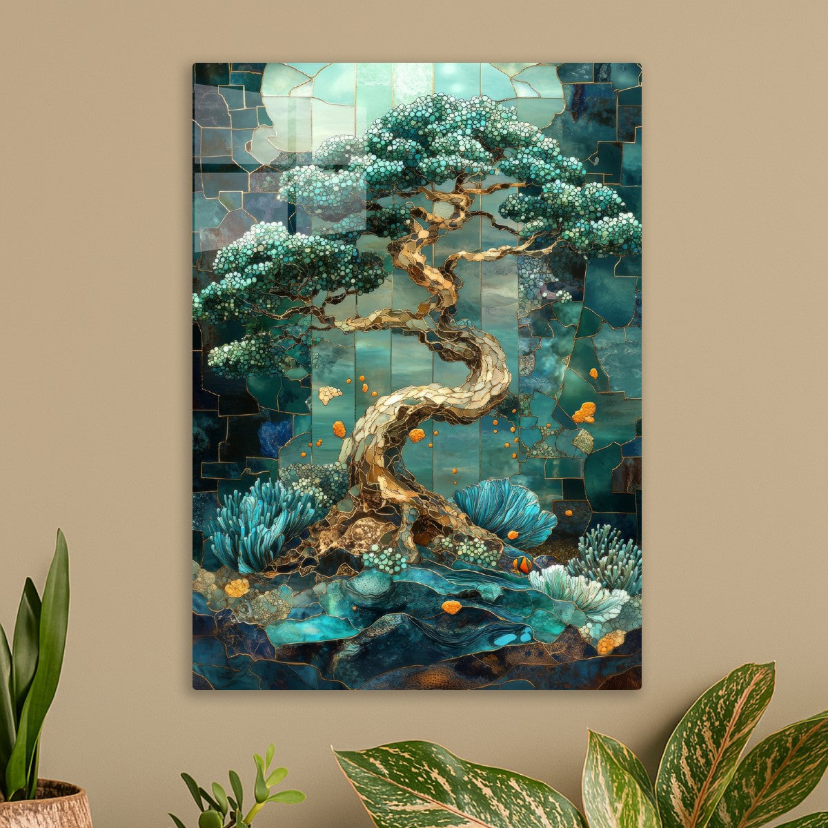 An Ocean Mosaic Tree