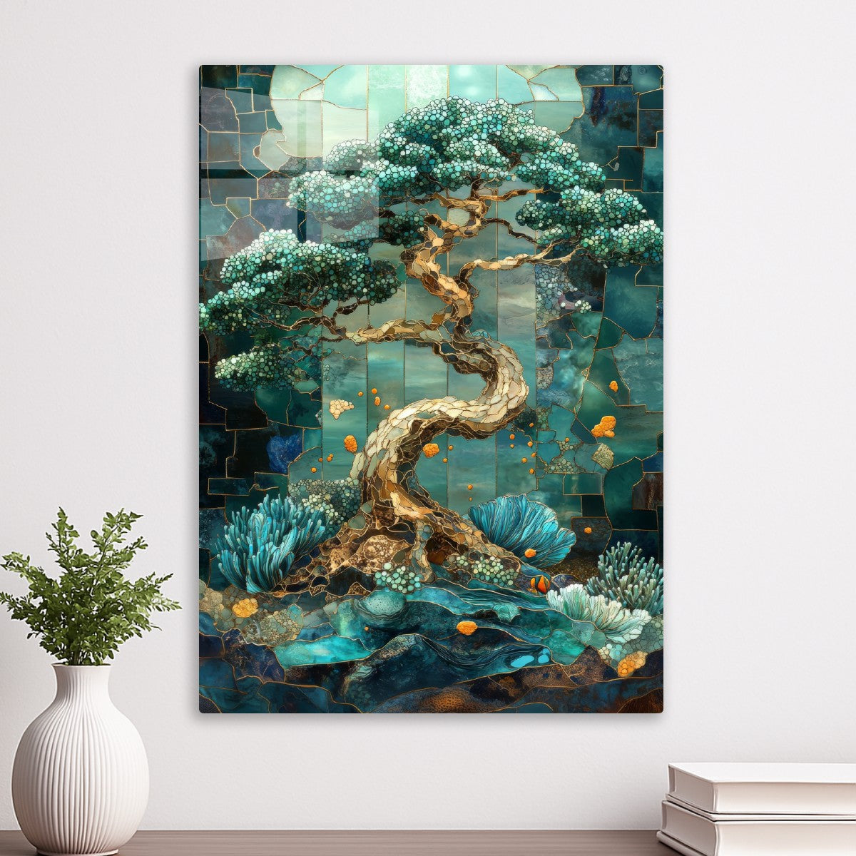 An Ocean Mosaic Tree