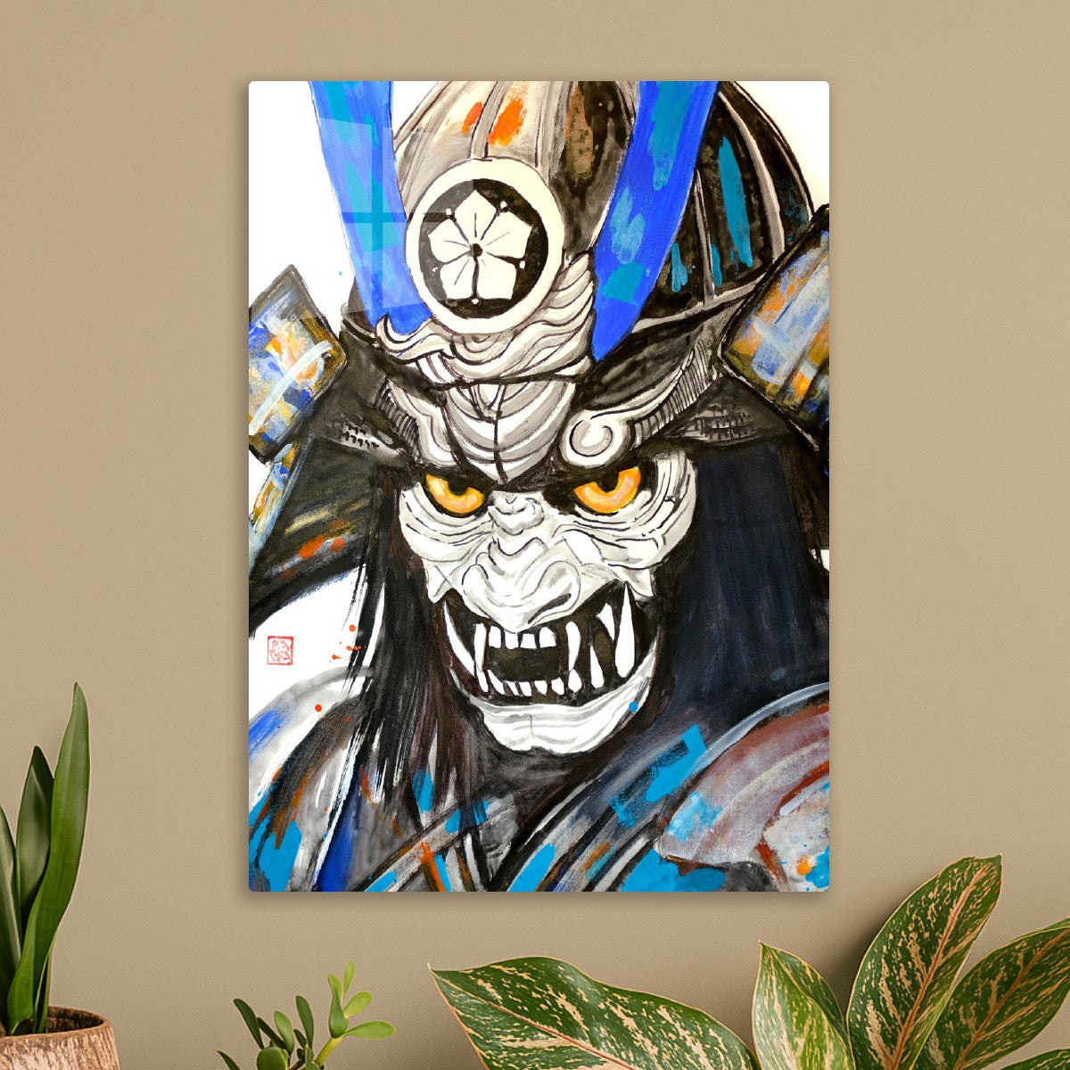 Monkey Samurai Oni mask