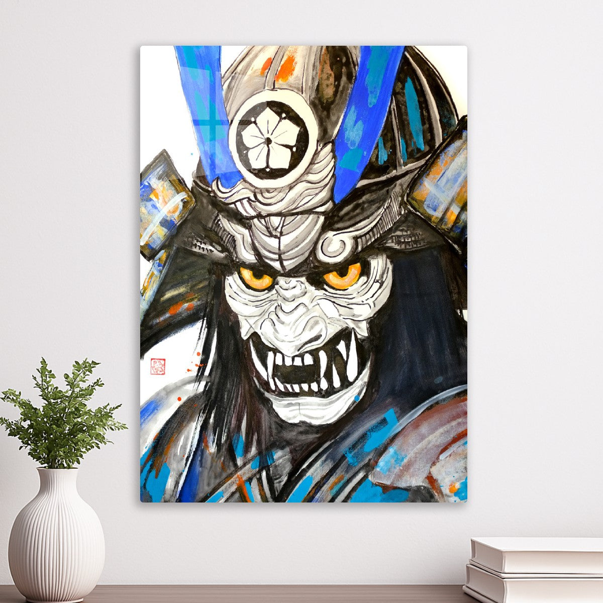 Monkey Samurai Oni mask